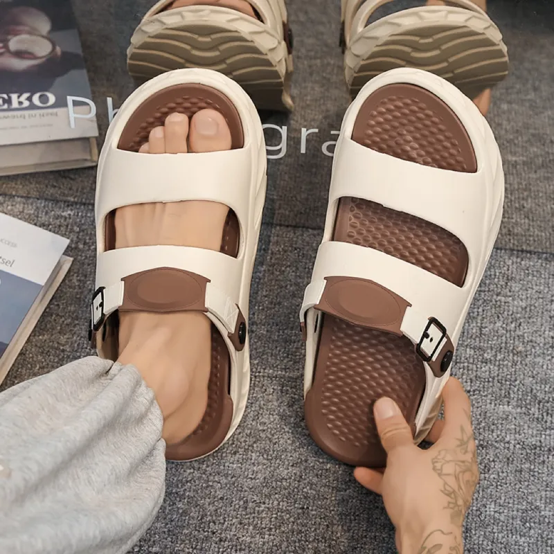 OUGLEMEN Quiet Slip Resistant Odor Resistant Abrasion Resistant Slide Slippers Unisex Box-14