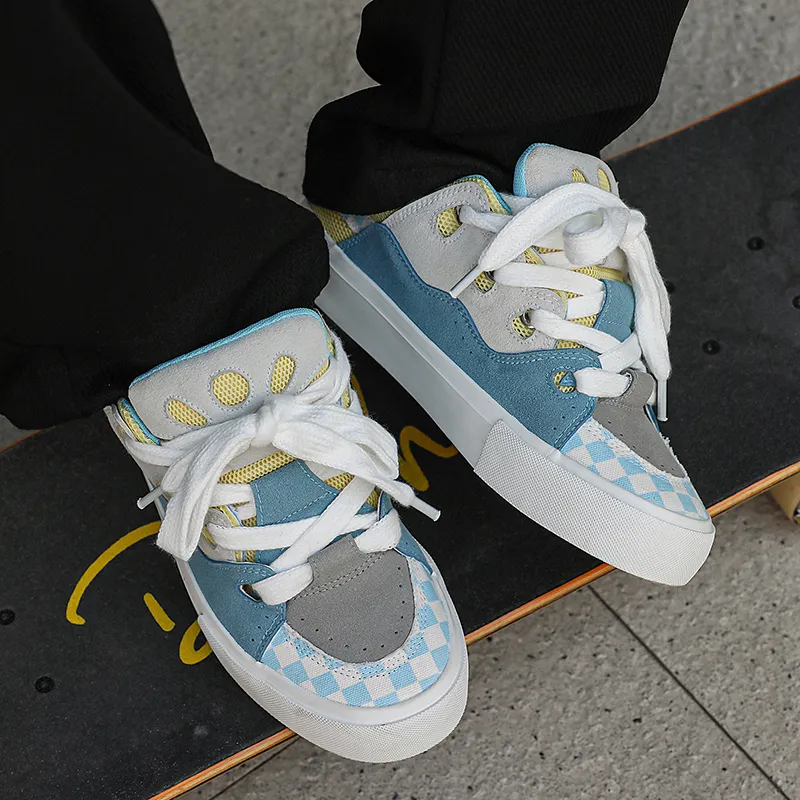 OUGLEMEN Wear resistant, Lightweight, Breathable, And Non slip. Low Top Skateboard Shoes Unisex-18