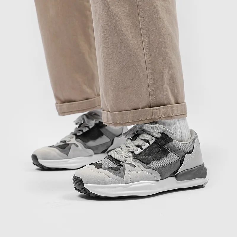 OUGLEMEN Slip Resistant And Abrasion Resistant Coverage Low Top Casual Shoes Men's Box-13