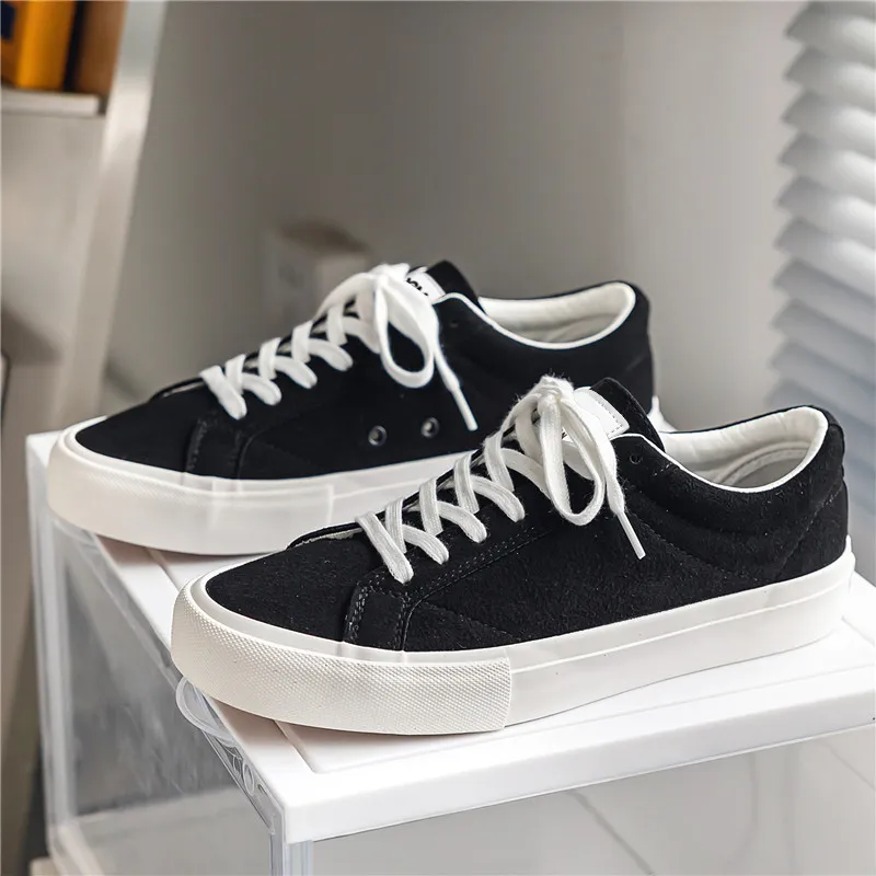 OUGLEMEN Lightweight Low Top Skateboard Shoes Men's-2
