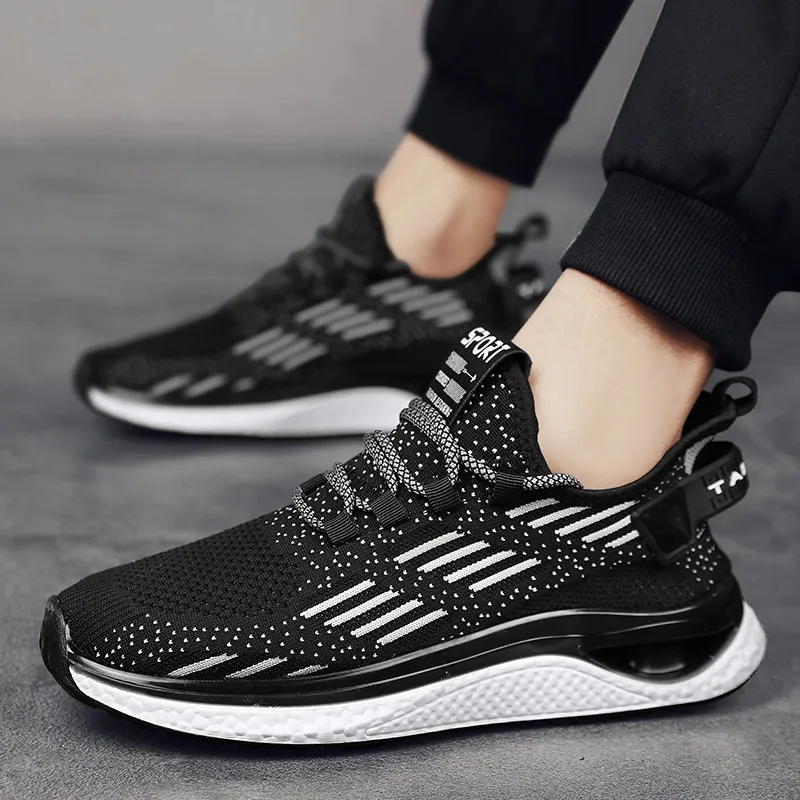 OUGLEMEN Cushioning, Slip Resistant, Abrasion Resistant Coverage Low Top Casual Shoes Men's-9