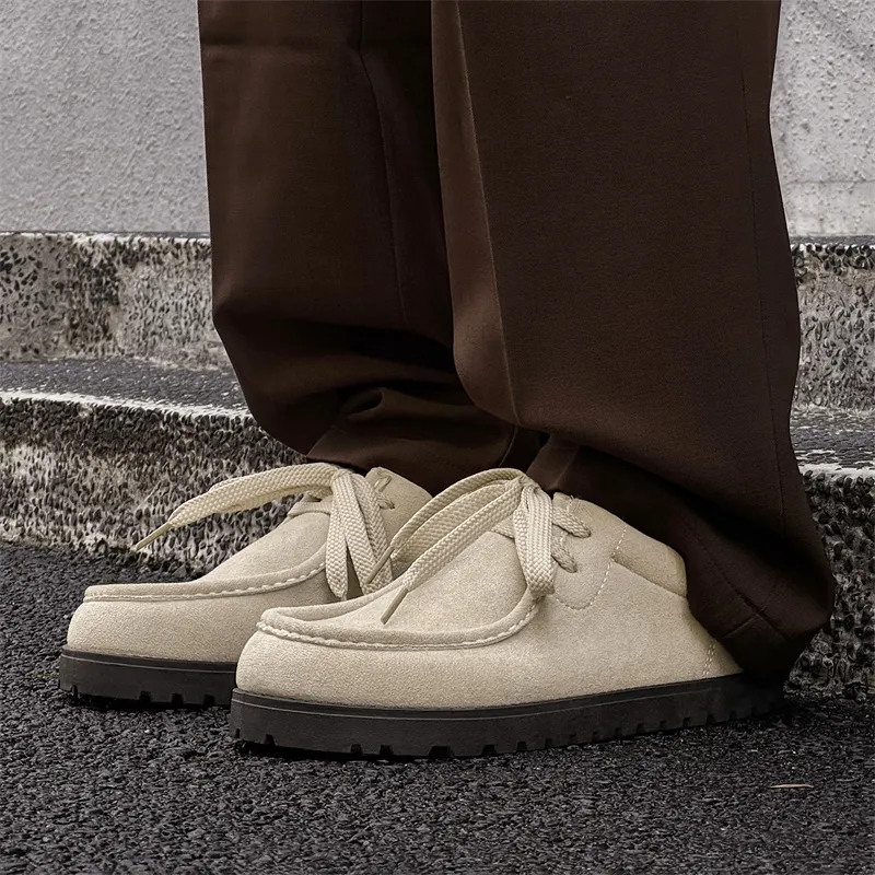 OUGLEMEN Low Top Casual Shoes Men's-4