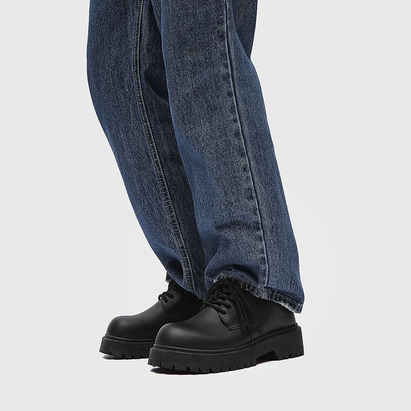 / Dress Shoes Unisex Low Top Black-9