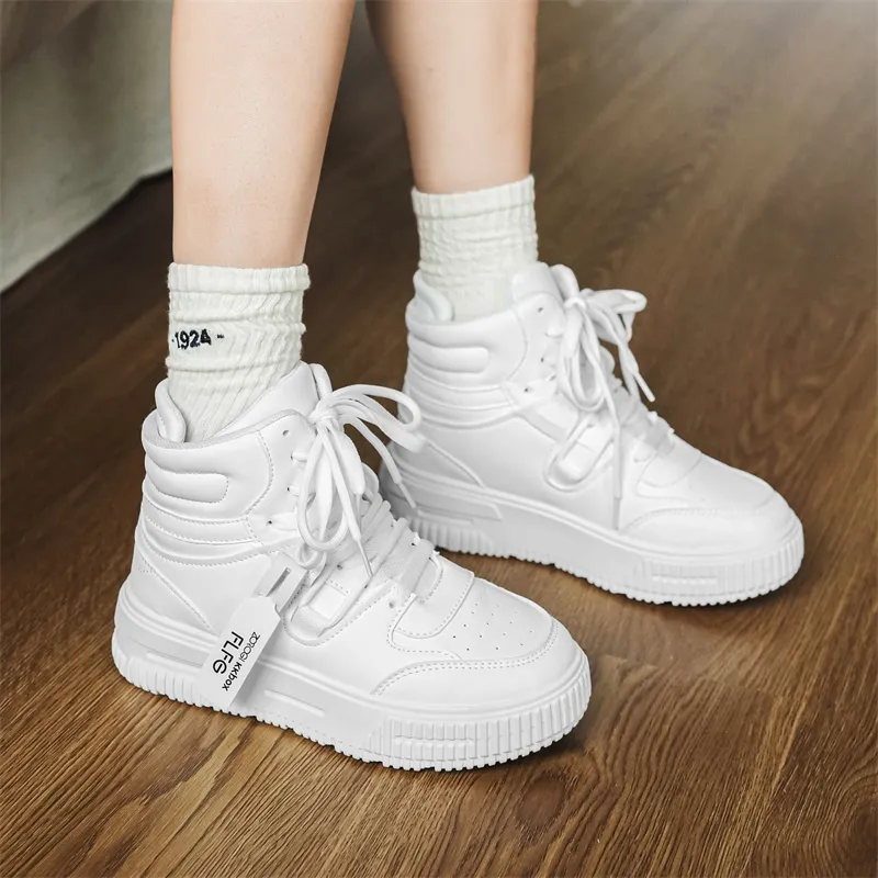OUGLEMEN High-Top Casual Shoes Unisex-5