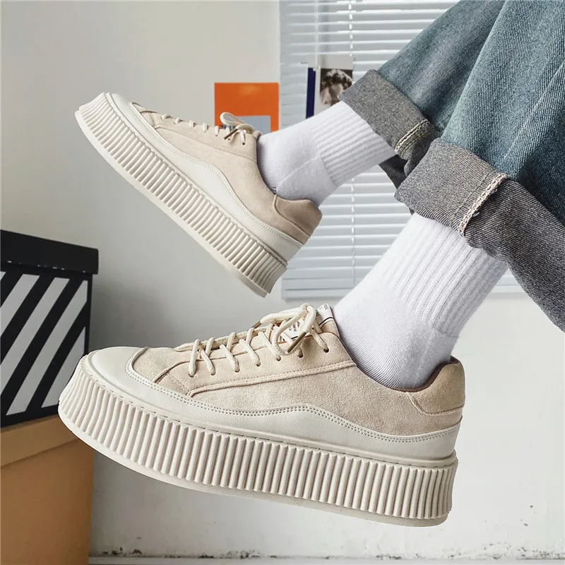 OUGLEMEN Coverage Slip Resistant And Abrasion Resistant Low Top Skateboard Shoes Men's-12