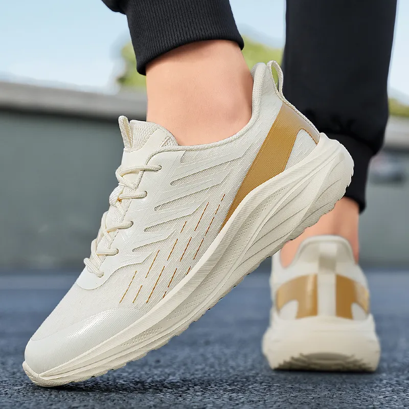 OUGLEMEN Cushioning Coverage, Rebound, Lightweight, Breathable, Slip Resistant Low Top Casual Shoes Men's Box-14