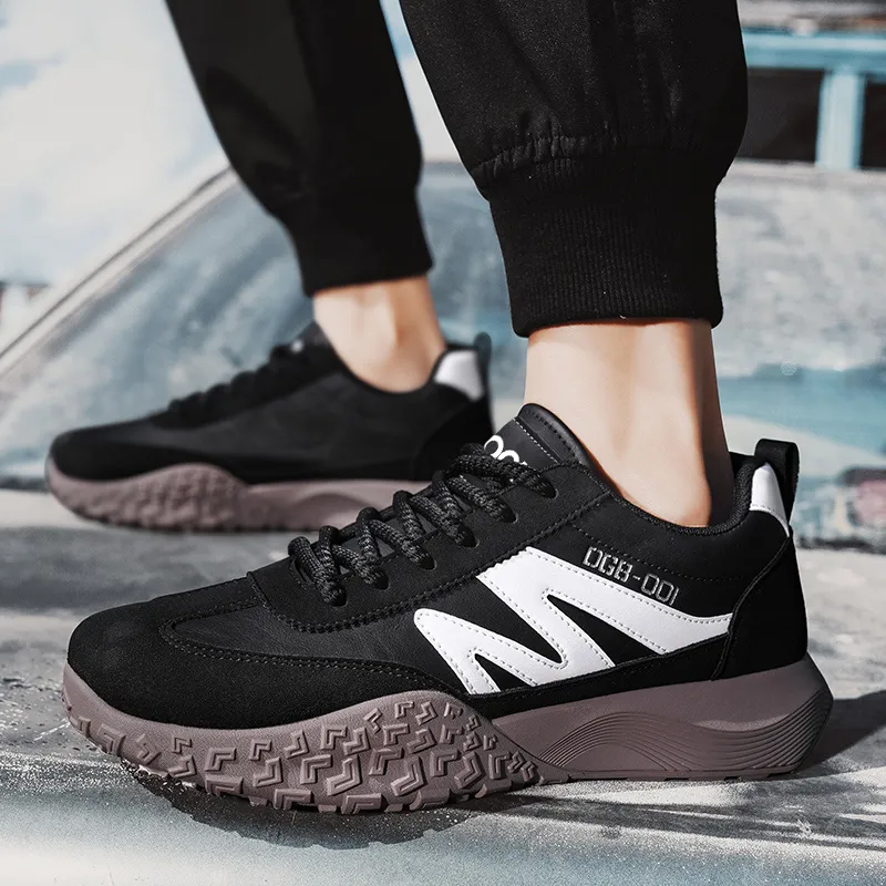 OUGLEMEN Non slip Lightweight Low Top Casual Shoes Men's-9