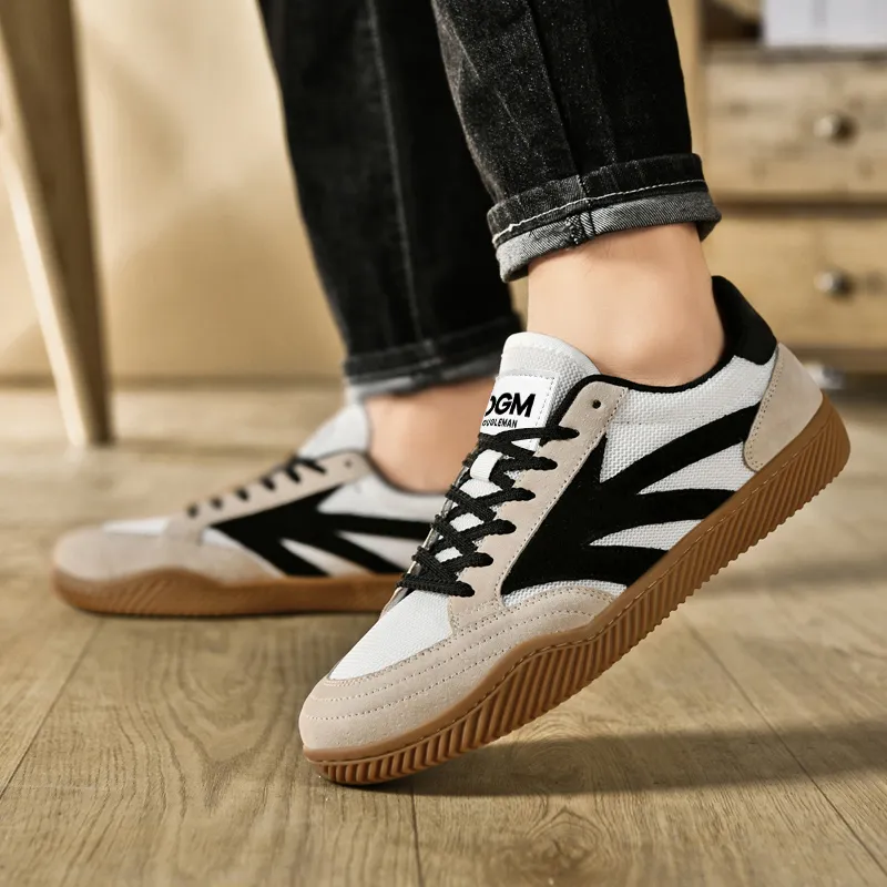 OUGLEMEN Wear resistant, Lightweight, Breathable, And Non slip. Low Top Skateboard Shoes Unisex Box-8