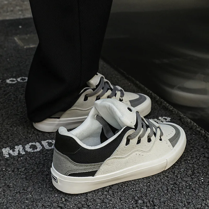 OUGLEMEN Wear resistant, Lightweight, Breathable, And Non slip. Low Top Skateboard Shoes Unisex-1