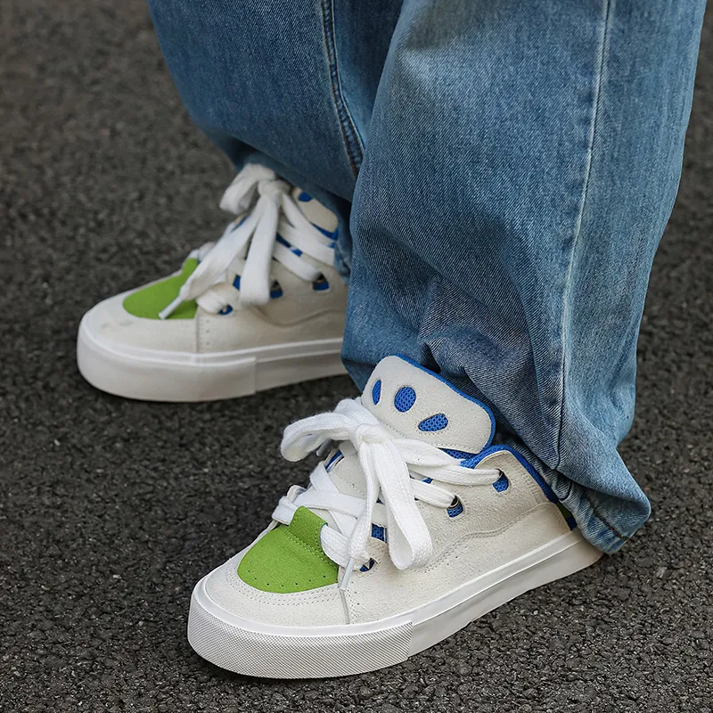 OUGLEMEN Wear resistant, Lightweight, Breathable, And Non slip. Low Top Skateboard Shoes Unisex-13