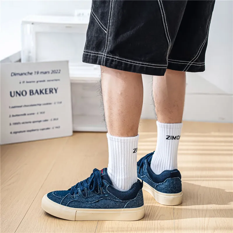 OUGLEMEN Non slip Lightweight Low Top Skateboard Shoes Men's-9