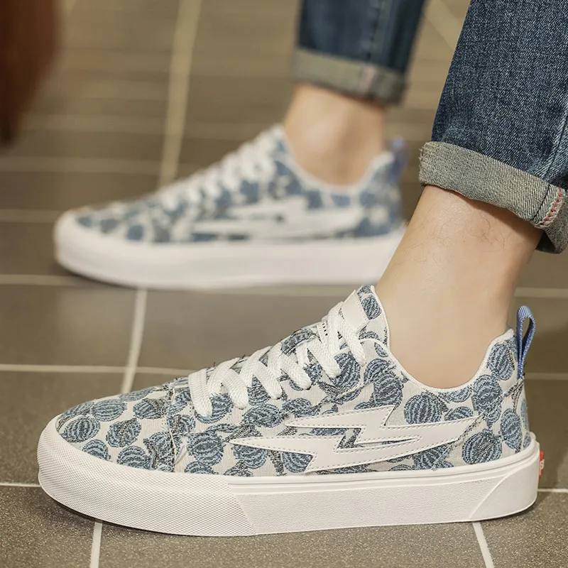 OUGLEMEN Slip Resistant And Abrasion Resistant Coverage Low Top Casual Shoes Men's-9