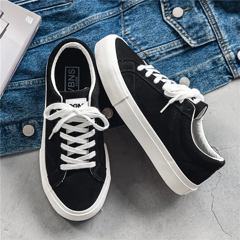 OUGLEMEN Lightweight Low Top Skateboard Shoes Men's-1