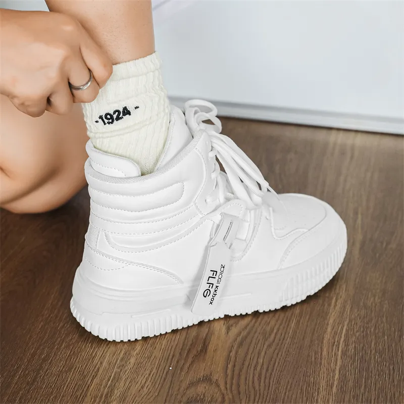 OUGLEMEN High-Top Casual Shoes Unisex-4