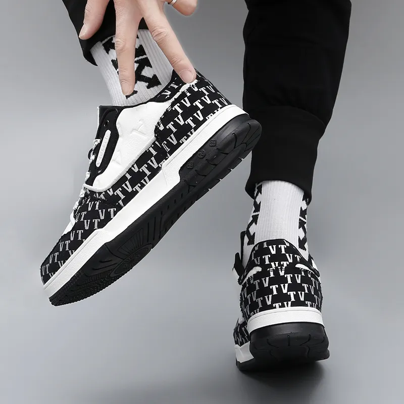 OUGLEMEN Slip Resistant And Abrasion Resistant Coverage Low Top Casual Shoes Unisex Box-3