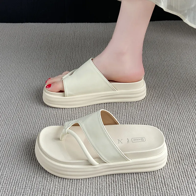 OUGLEMEN EVA Quiet Odor Resistant Flip Flops Women's-2