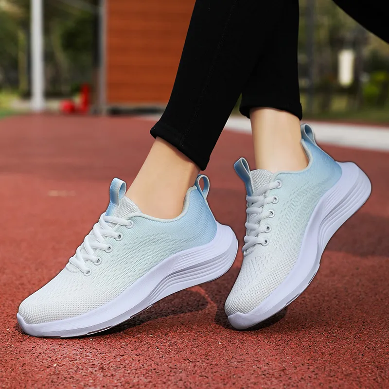 OUGLEMEN Cushioning, Slip Resistant, Abrasion Resistant, Impact Resistant Low Top Casual Shoes Women's Box Included-9