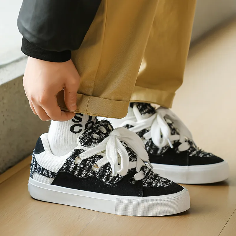 OUGLEMEN Wear resistant, Lightweight, Breathable, And Non slip. Low Top Skateboard Shoes Unisex-29