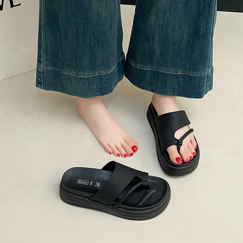 OUGLEMEN EVA Quiet Odor Resistant Flip Flops Women's-8