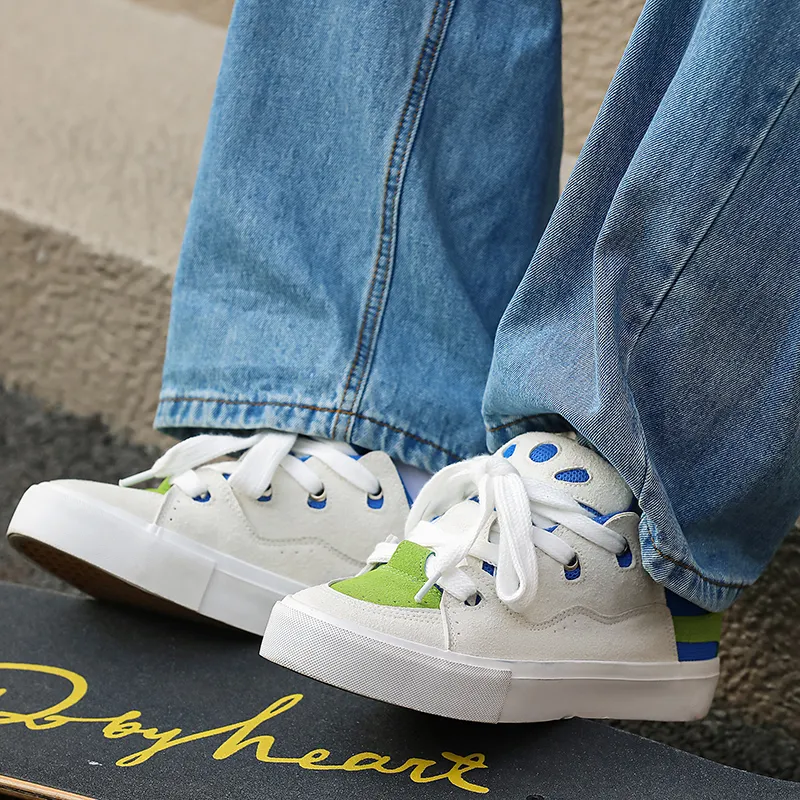 OUGLEMEN Wear resistant, Lightweight, Breathable, And Non slip. Low Top Skateboard Shoes Unisex-12
