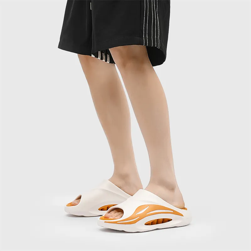 OUGLEMEN Slip Resistant Odor Resistant Slide Slippers Unisex-28