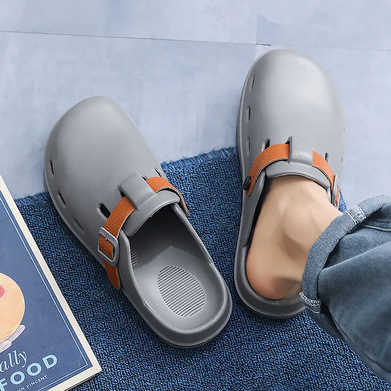 OUGLEMEN Closed Toe Slippers Men's-8