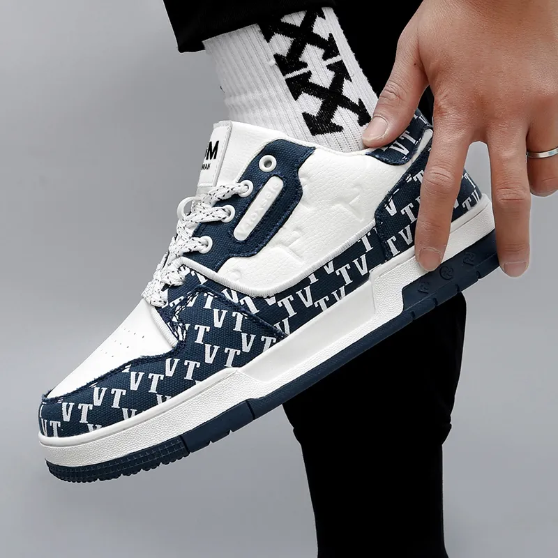 OUGLEMEN Slip Resistant And Abrasion Resistant Coverage Low Top Casual Shoes Unisex Box-7