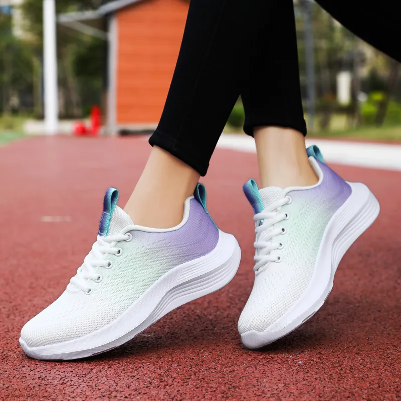 OUGLEMEN Cushioning, Slip Resistant, Abrasion Resistant, Impact Resistant Low Top Casual Shoes Women's Box Included-19