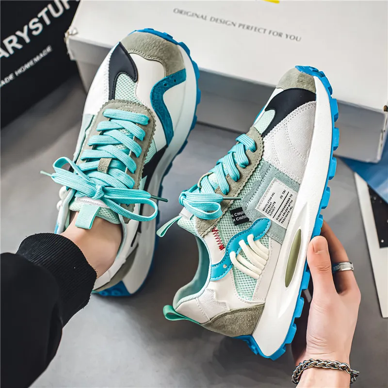 OUGLEMEN Gift Box Set Lightweight And Breathable Low-Top Casual Shoes Men's-4