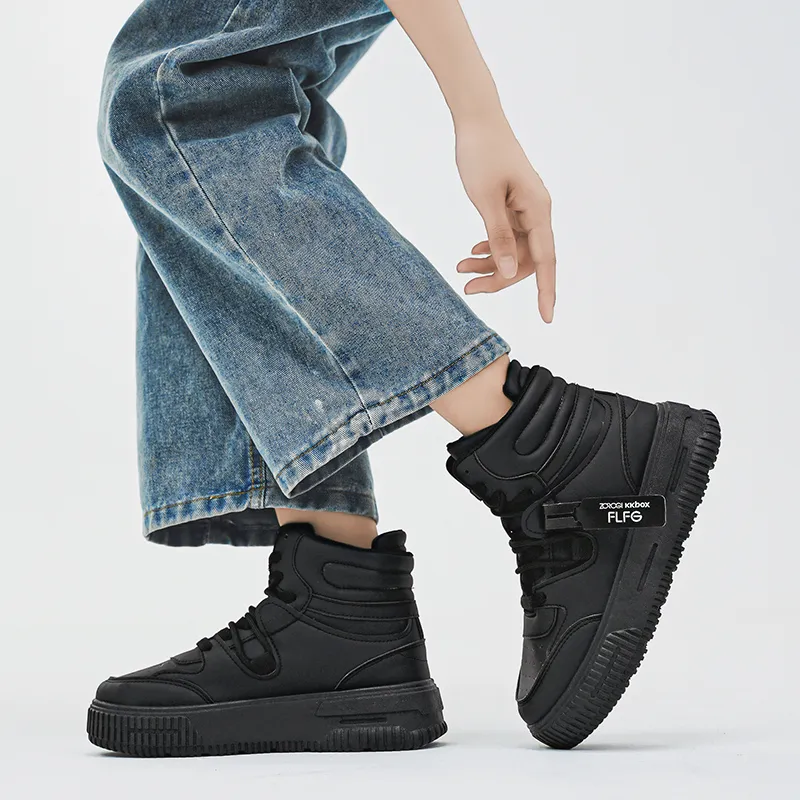 OUGLEMEN High-Top Casual Shoes Unisex-10