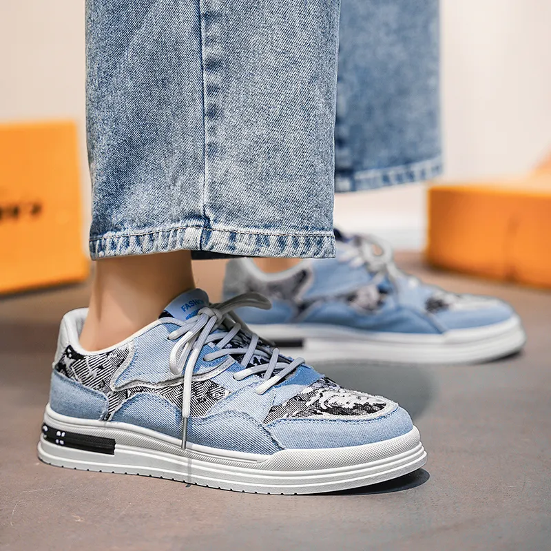 OUGLEMEN Low Top Skateboard Shoes Men's-14
