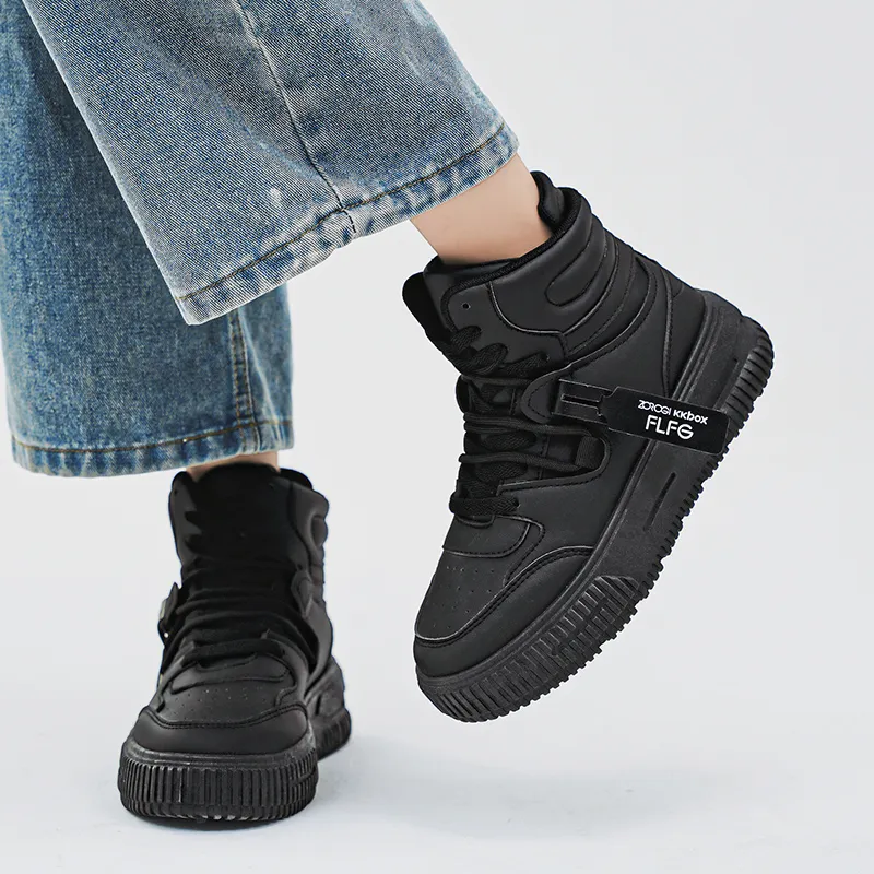 OUGLEMEN High-Top Casual Shoes Unisex-11