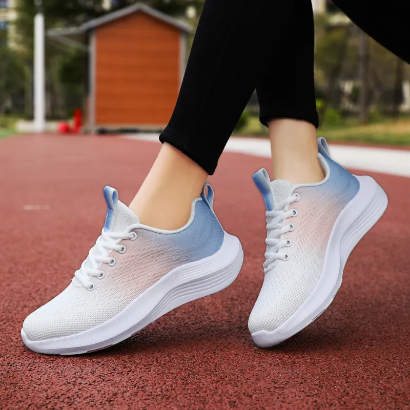 OUGLEMEN Cushioning, Slip Resistant, Abrasion Resistant, Impact Resistant Low Top Casual Shoes Women's Box Included-4