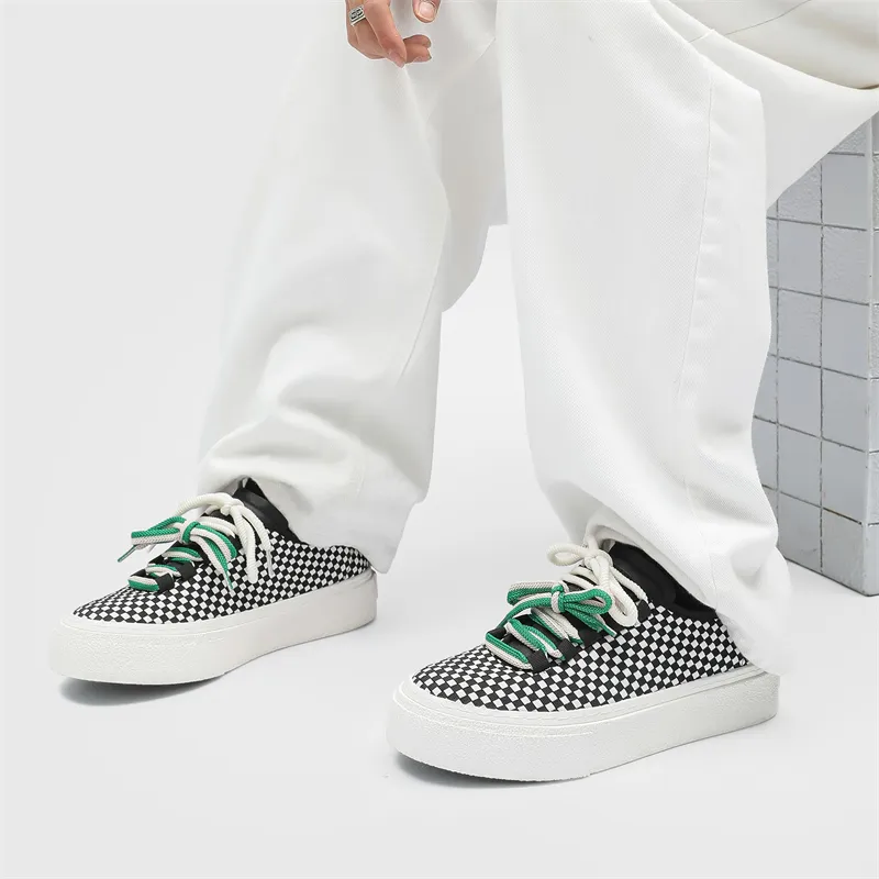 OUGLEMEN Wrapping, Wear Resistant And Non Slip Low Top Skateboard Shoes Men's Box-9