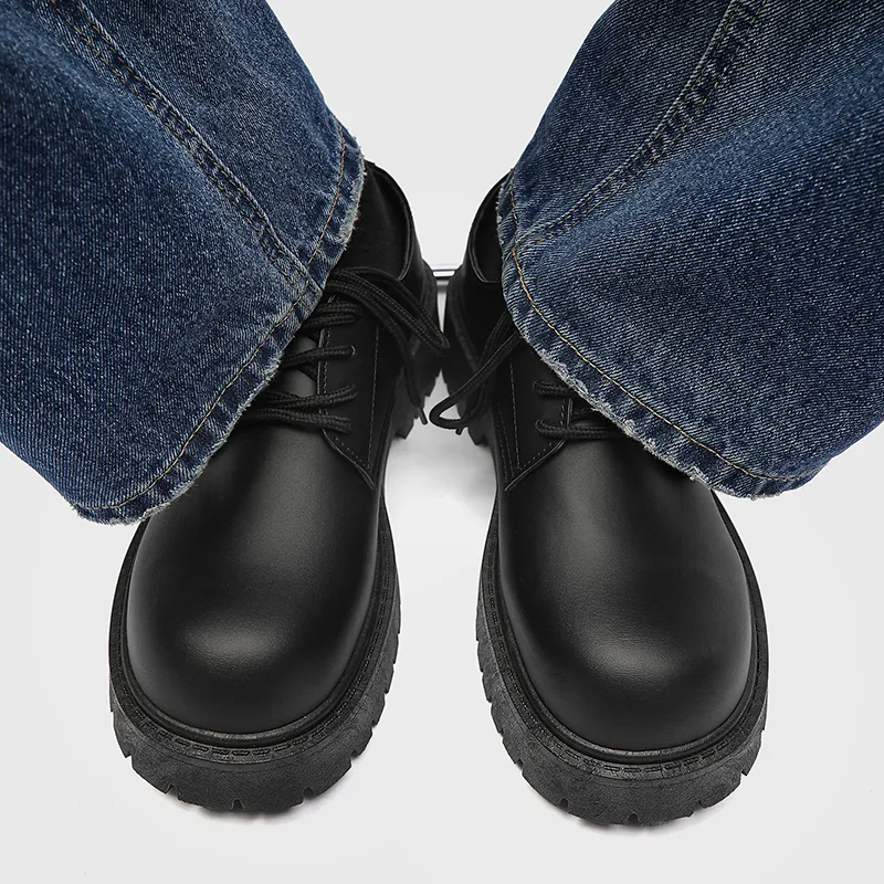 / Dress Shoes Unisex Low Top Black-8