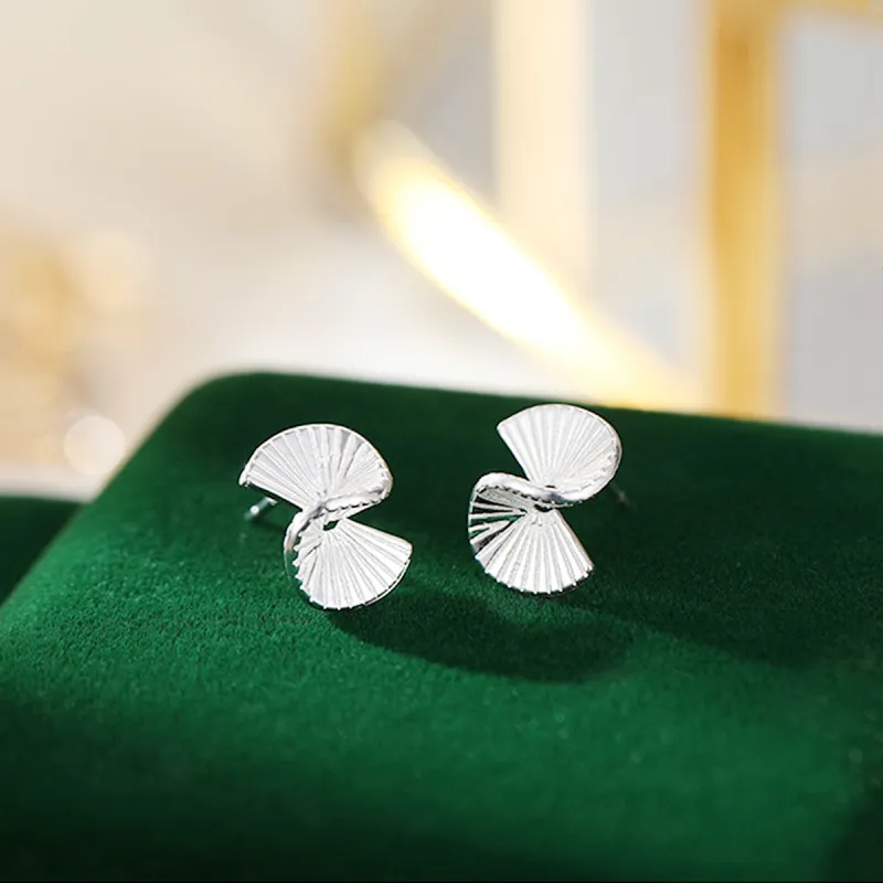 ADHORA S925 Silver Stud Earrings Women's-1