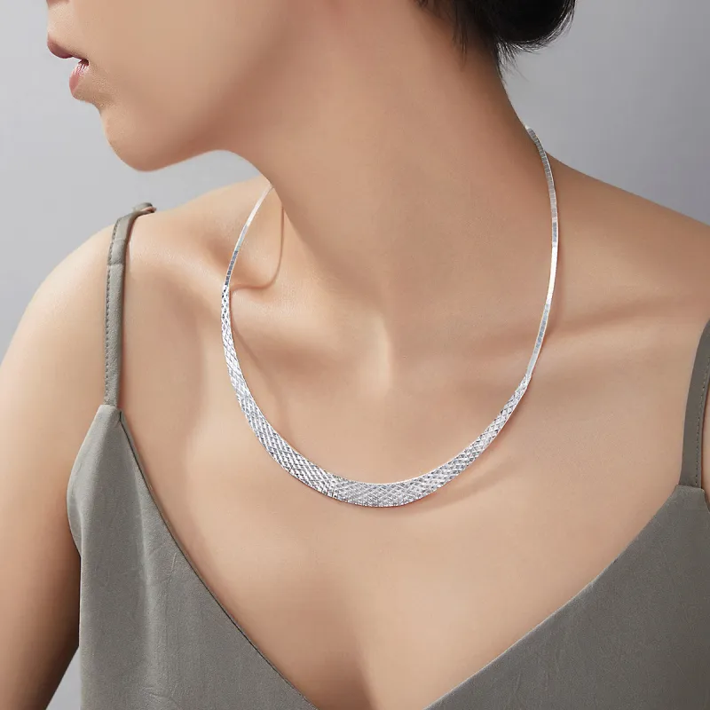 ADHORA 925 Sterling Silver Necklaces Women's-4