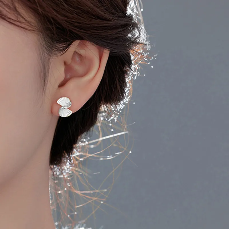 ADHORA S925 Silver Stud Earrings Women's-2