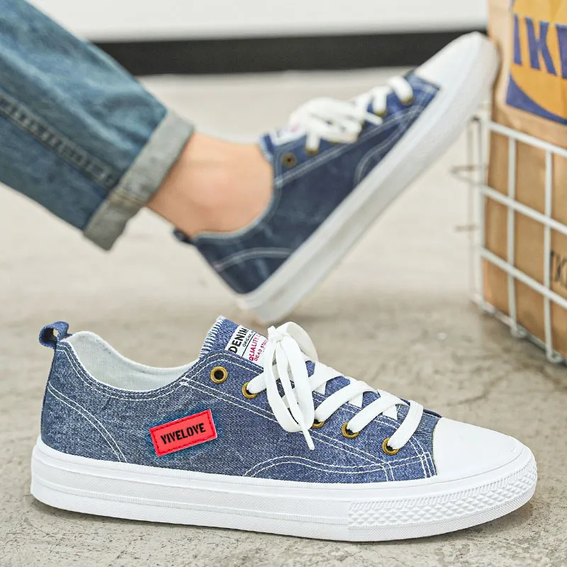 YIVELOVE Anti-Slip And Wear-Resistant Breathable Low-Top Canvas Shoes Men's-3
