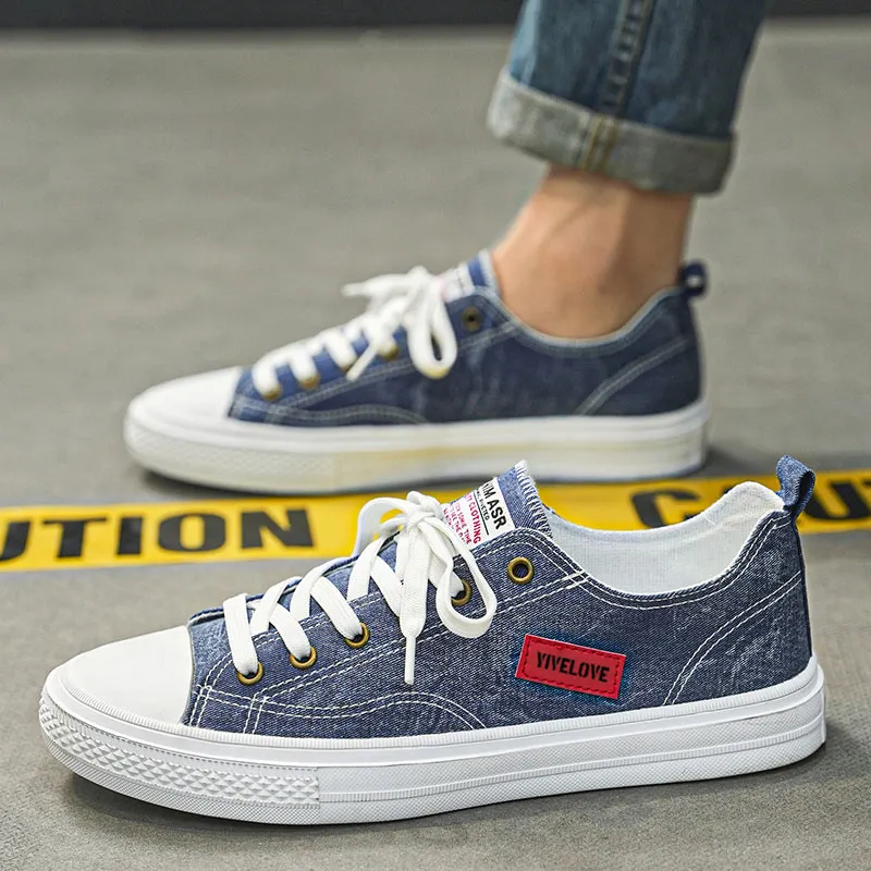 YIVELOVE Anti-Slip And Wear-Resistant Breathable Low-Top Canvas Shoes Men's-2