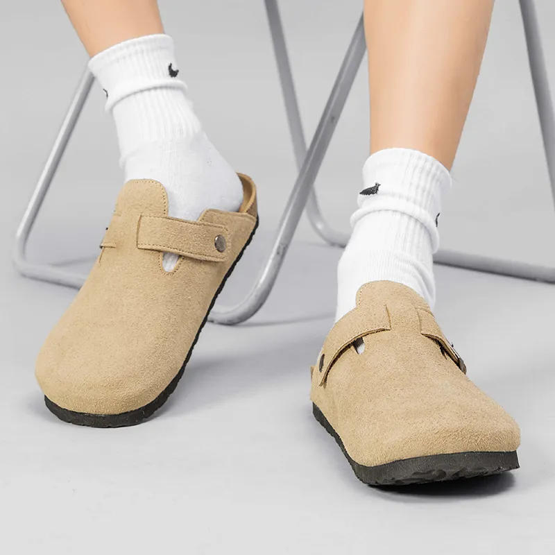 YIVELOVE Rubber Sole Slip Resistant Wrap toe Slippers Unisex-12