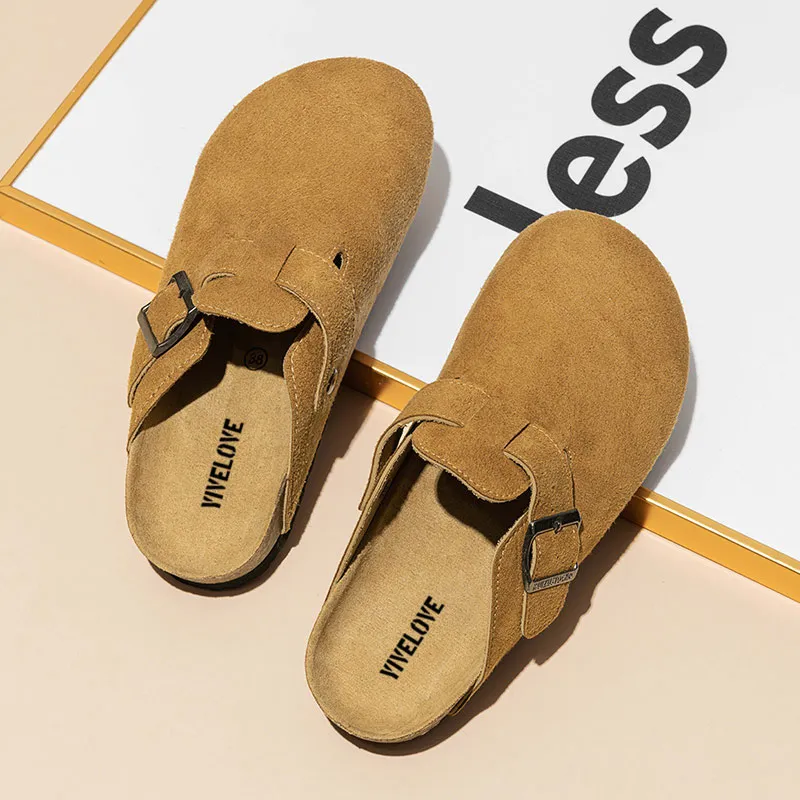 YIVELOVE Rubber Sole Slip Resistant Wrap toe Slippers Unisex-3