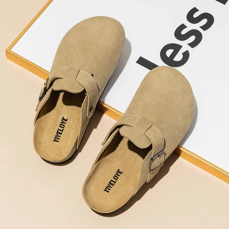 YIVELOVE Rubber Sole Slip Resistant Wrap toe Slippers Unisex-13
