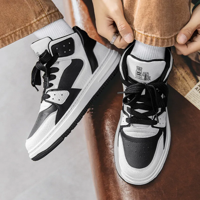 YIVELOVE Warm Anti-Slip And Wear-Resistant High-Top Skateboard Shoes Men's-11