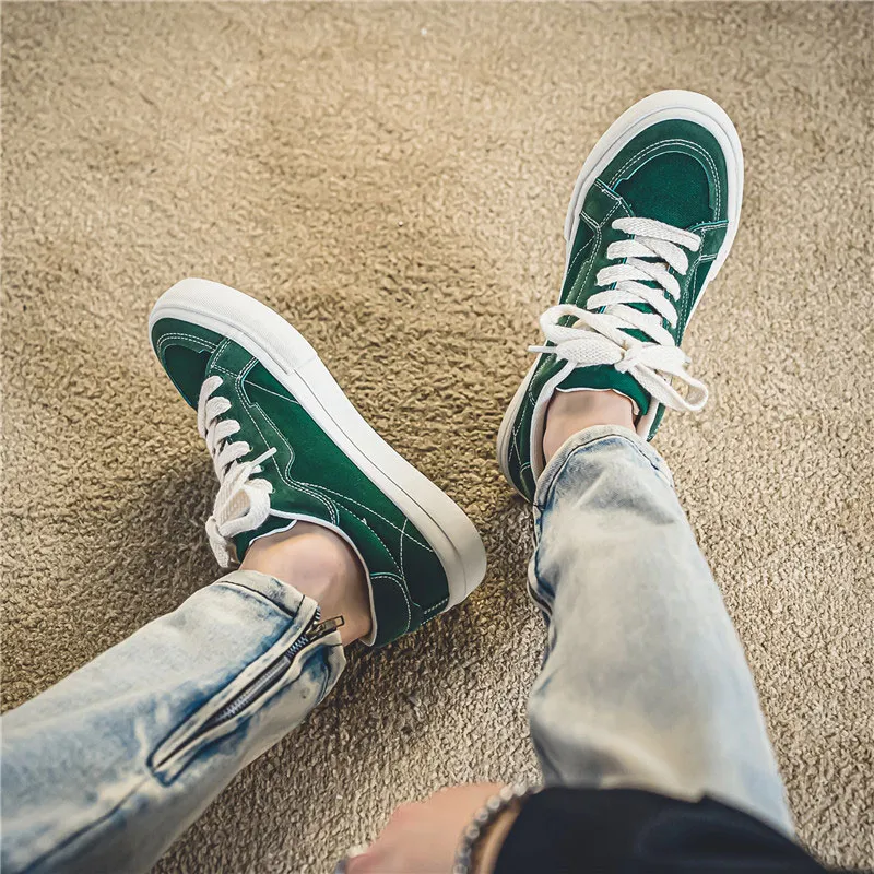 YIVELOVE Anti-Slip And Wear-Resistant Breathable Low-Top Canvas Shoes Men's-15