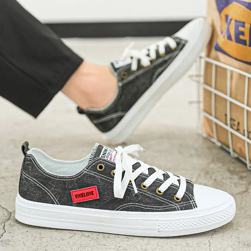 YIVELOVE Anti-Slip And Wear-Resistant Breathable Low-Top Canvas Shoes Men's-11