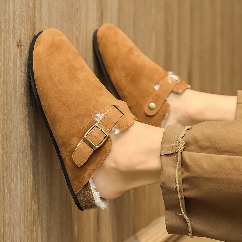 YIVELOVE Rubber Sole Slip Resistant Wrap toe Slippers Unisex-19