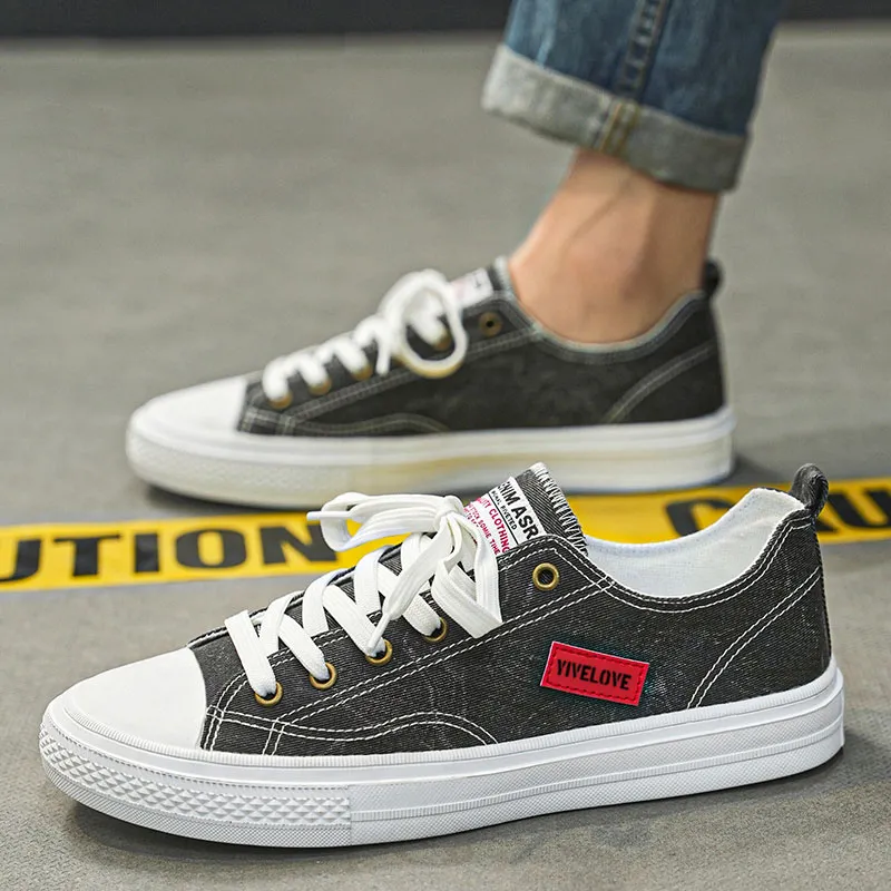 YIVELOVE Anti-Slip And Wear-Resistant Breathable Low-Top Canvas Shoes Men's-9