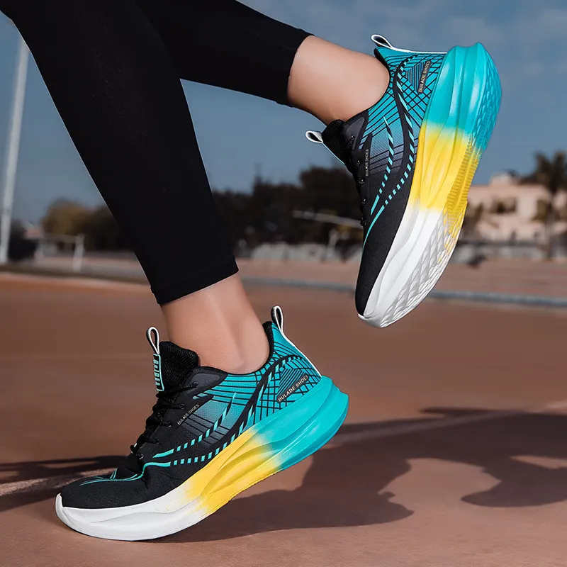 YIVELOVE Anti-Slip And Wear-Resistant Breathable Low-Top Casual Running Shoes Men's-4