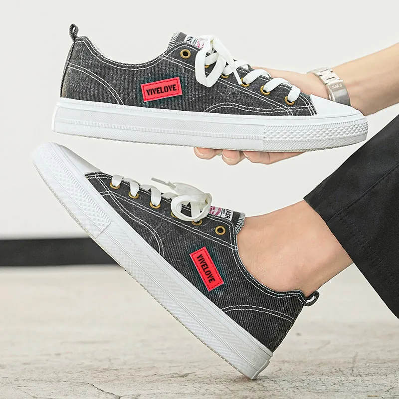 YIVELOVE Anti-Slip And Wear-Resistant Breathable Low-Top Canvas Shoes Men's-10